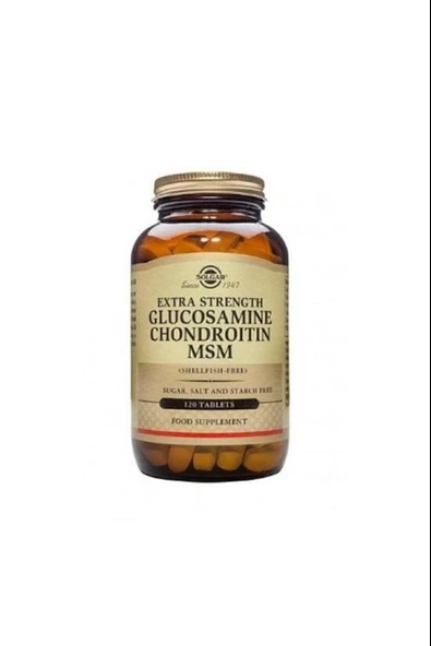 Solgar Glucosamine Chondroitin Msm 120 Tablet ürün görseli 1