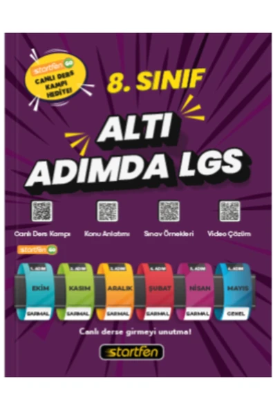 8. Sınıf Altı Adımda LGS Hibrit Denemeler ürün görseli 1