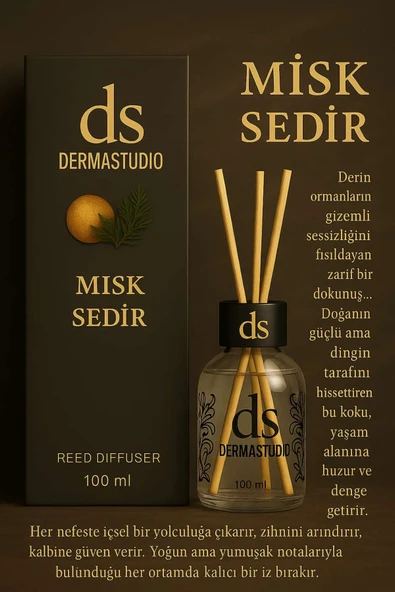 DERMASTUDİO DERMASUTIDİO BAMBU ODA KOKUSU 100 ML MİSK SEDİR ürün görseli 1