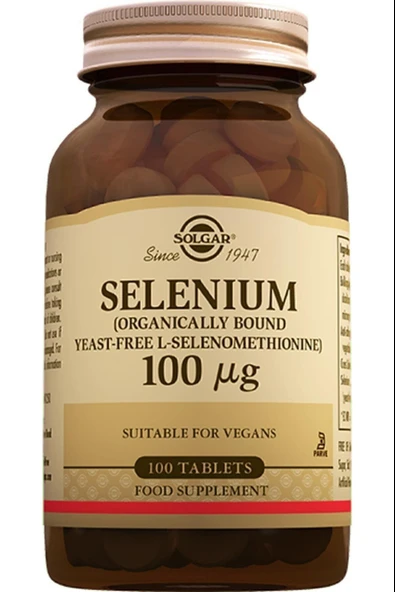 Solgar Selenium 100 mcg 100 Tablet ürün görseli 1