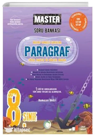 8. Sınıf Master Paragraf Soru Bankası Okyanus Yayınları ürün görseli 1