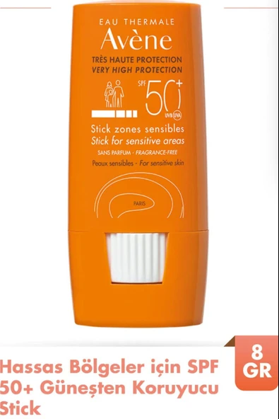 Avene Hassas Bölgeler İçin Stick Güneş Kremi Spf50 8G ürün görseli 1