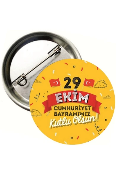 yıldızkurdelaankara 29 EKİM BUTON ROZET 20 ADET 58MM ürün görseli 1