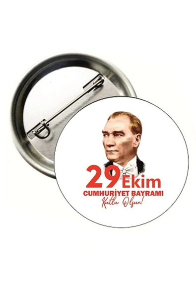 yıldızkurdelaankara 29 EKİM BUTON ROZET 20 ADET 58MM ürün görseli 1