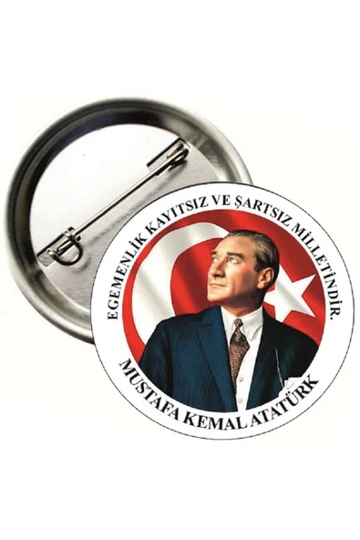 yıldızkurdelaankara 29 EKİM BUTON ROZET 20 ADET 58MM ürün görseli 1