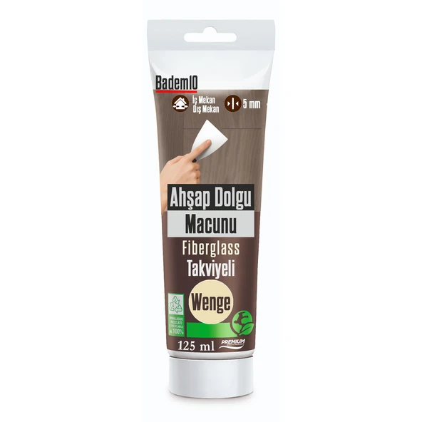 Ahşap Parke Tamir Macunu VENGE Renk Mobilya Masa Dolgu Çatlak Çizik Giderici 125 ML Kullanıma Hazır ürün görseli 1