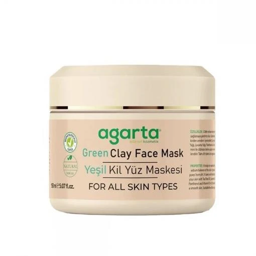 Agarta Green Clay Mask Yeşil Kil Yüz Maskesi 150 Ml ürün görseli 1