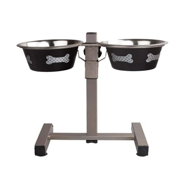 Netx ADDT2B(BN) 5 Qt Ayaklı Mama Su Kabı Seti ürün görseli 1