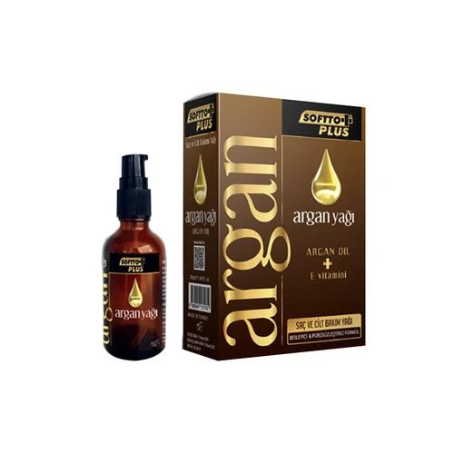 Softto Plus Argan Saç Cilt Bakım Yağı 50 Ml ürün görseli 1