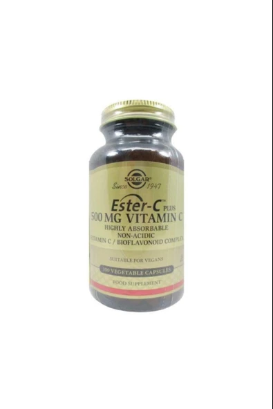 Solgar Ester-c Plus 500 Mg 100 Kapsül ürün görseli 1