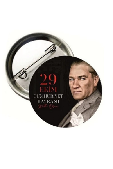 yıldızkurdelaankara 29 EKİM BUTON ROZET 20 ADET 58MM ürün görseli 1