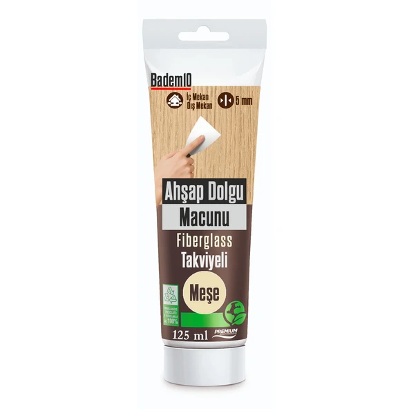 Ahşap Parke Tamir Macunu MEŞE Renk Mobilya Masa Dolgu Çatlak Çizik Giderici 125 ML Kullanıma Hazır ürün görseli 1