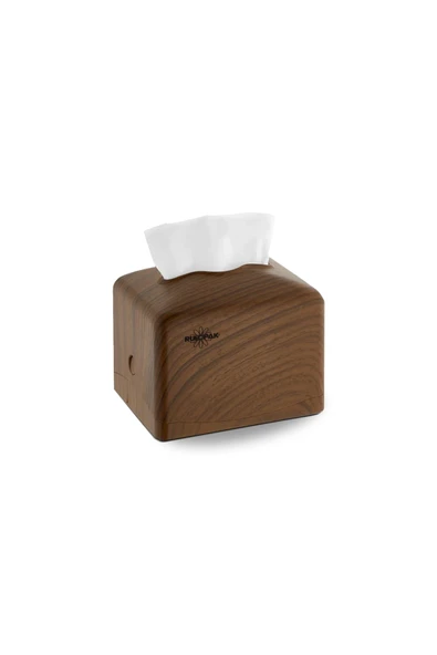Rulopak Tekçek Mini Peçete Dispenseri Koyu Ahşap ürün görseli 1