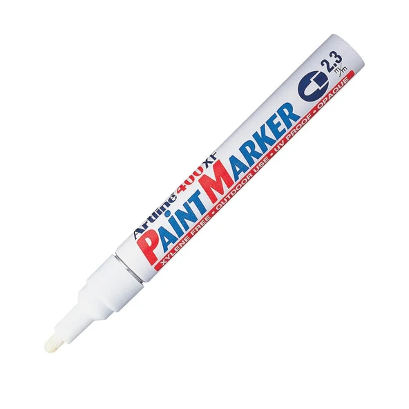 Markalama Kalemi Markör Kalıcı İşaretleyici Marker Beyaz Kalem Metal Plastik Cam Ahşap Yüzey ürün görseli 1