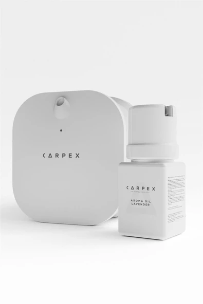 Carpex mikro koku makinesi beyaz + lavender kartuş   ev ofis işyeri için ürün görseli 1