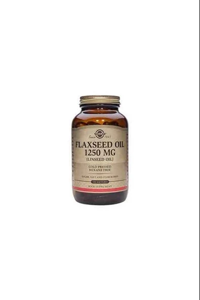 Solgar Flaxseed Oil 1250 Mg 100 Kapsül ürün görseli 1