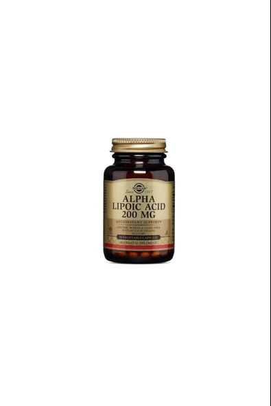 Solgar Alpha Lipoic Acid 200 mg 50 Kapsül ürün görseli 1