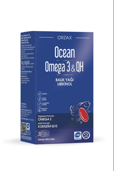 Ocean Omega 3 & Qh 30 Yumusak Kapsul ürün görseli 1
