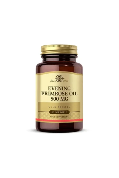 Solgar Evening Primrose 500 mg 60 Kapsül ürün görseli 1