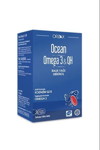 Ocean Omega 3 & Qh 30 Yumusak Kapsul ürün görseli 1