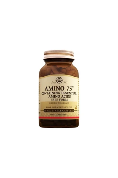 Solgar Amino 75 Essential Amino 30 Kapsül ürün görseli 1