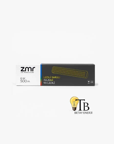 ZMR 60 LED Şarjlı Işıldak  4W 300 Lumen Acil Aydınlatma USB Şarjlı ürün görseli 1