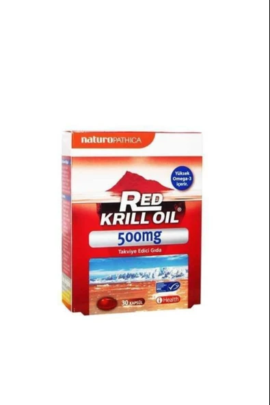 Red Krill Oil 500 Mg 30 Kapsül ürün görseli 1