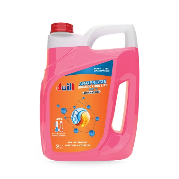 -39 / -40 Derece Hazır Karışım 5 Litre Kırmızı Organik Antifriz - G12 (Üretim Yılı: 2026) ürün görseli 1