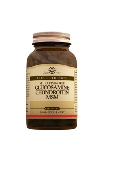 Solgar Glucosamine Chondroitin Msm 120 Tablet ürün görseli 1