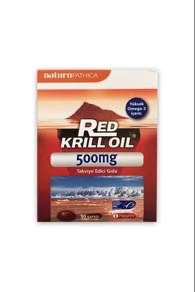 Red Krill Oil 500 Mg 30 Kapsül ürün görseli 1