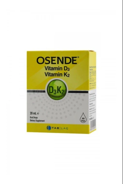 Osende Vitamin D3K2 20 ml ürün görseli 1