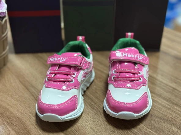 HETRİX PEMBE BEYAZ ÇOCUK AYAKKABI - Resim 2