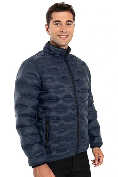 Crozwise Erkek Dolumlu Mont Lacivert 5031-11 ürün görseli 1