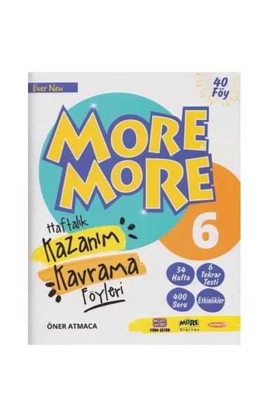 Kurmay Elt More And More 6. Sınıf Haftalık Kazanım Kavrama Föyleri ürün görseli 1