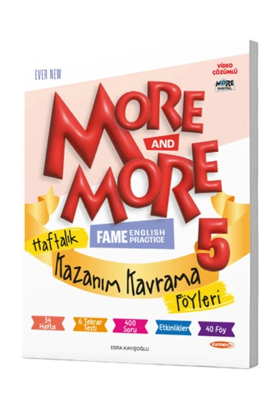5. Sınıf More & More Haftalık Kazanım Kavrama Föyleri ürün görseli 1