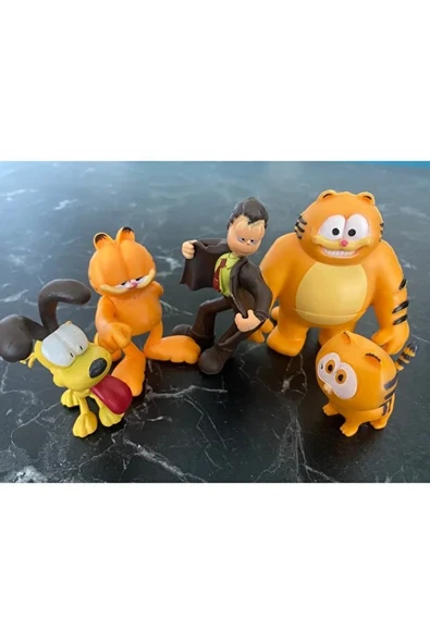 GARFIELD FİGÜR 5Lİ ürün görseli 1