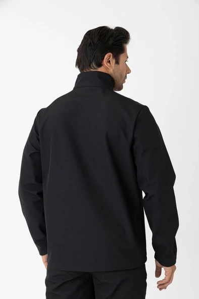 Crozwise Erkek SOFTSHELL Mont Siyah 5039-10 - Resim 2