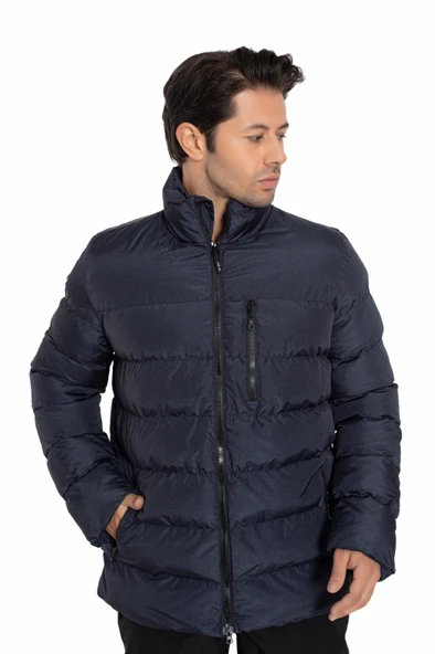 Crozwise Erkek Dolumlu Mont Lacivert 5032- 01 ürün görseli 1