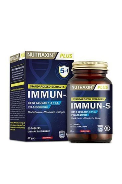 Nutraxin Immun-S 60 Tablet ürün görseli 1