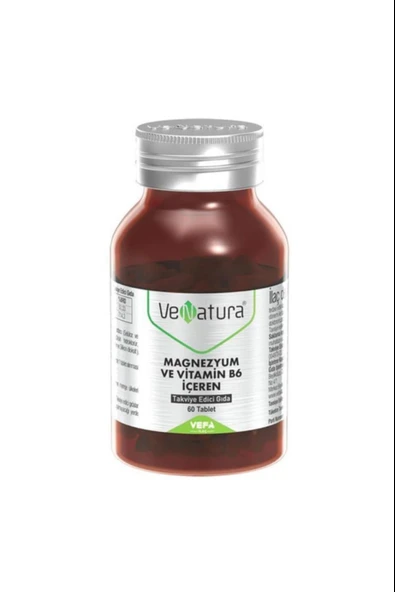 Venatura Magnezyum Sitrat Ve P-5-P (VİTAMİN B6) 60 Tablet ürün görseli 1