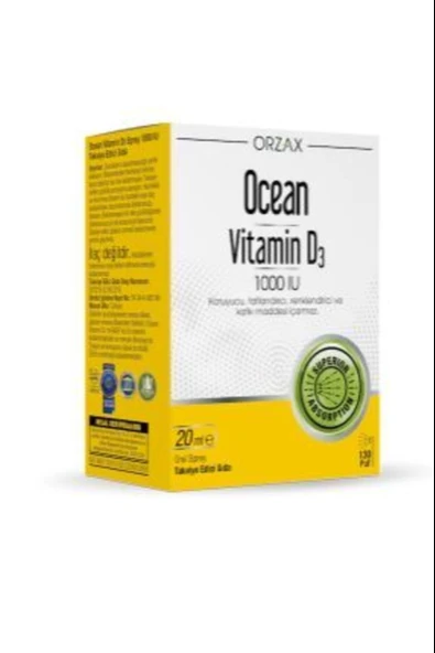 Ocean Vitamin D3 1000 IU Sprey ürün görseli 1