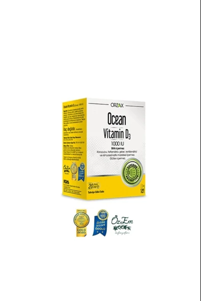 Ocean Vitamin D3 1000 IU Sprey ürün görseli 1