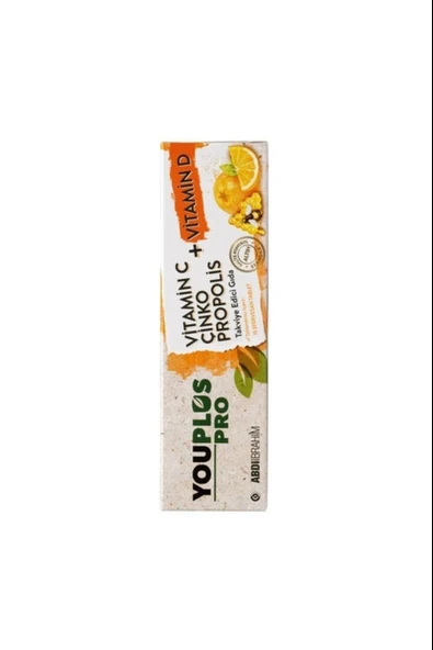 Youplus Pro Vitamin C D Çinko Propolis 15 Efervesan Tablet - Resim 3