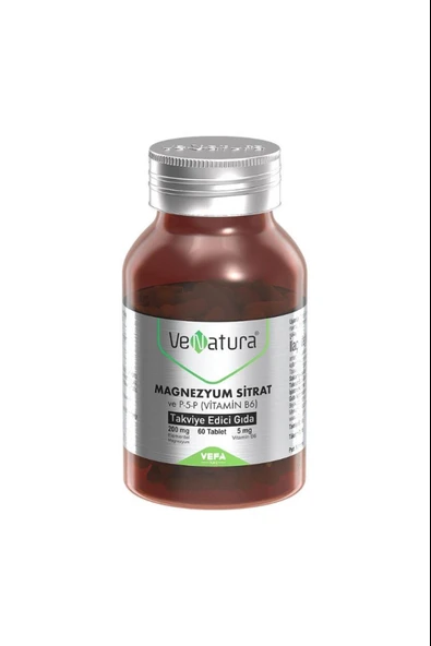 Venatura Magnezyum Sitrat Ve P-5-P (VİTAMİN B6) 60 Tablet ürün görseli 1