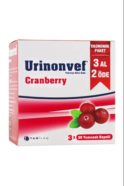 Urinonvef Cranberry 3 al 2 öde ürün görseli 1