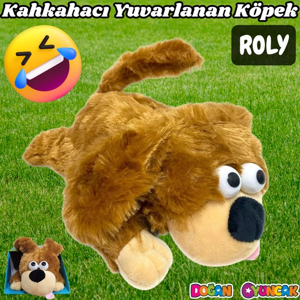 Kahkaha Atan Roly Köpek - Yuvarlanan Köpek - Gülen Ve Yuvarlanan Peluş Köpek The Roofle Mates Roly ürün görseli 1