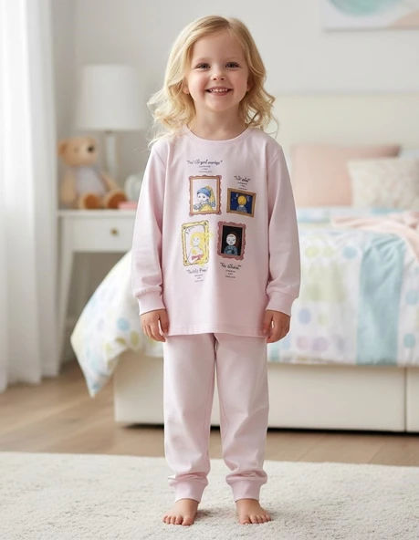 Kız Çocuk Pijama Takım - Resim 2