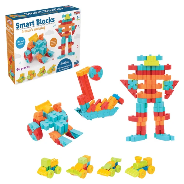 Smart Blocks Lego (96 Parça) - Smart Lego - Smart Bloklar Küçük Bloklar - Legolar Oyuncak Eğitici Lego ürün görseli 1