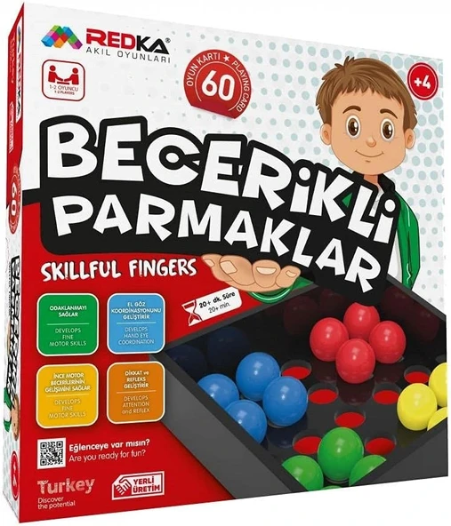 Becerekli Parmaklar Oyunu - Redka Becerekli Parmaklar Oyunu - Hız Oyunu Akıl ve Zeka Oyunu ürün görseli 1