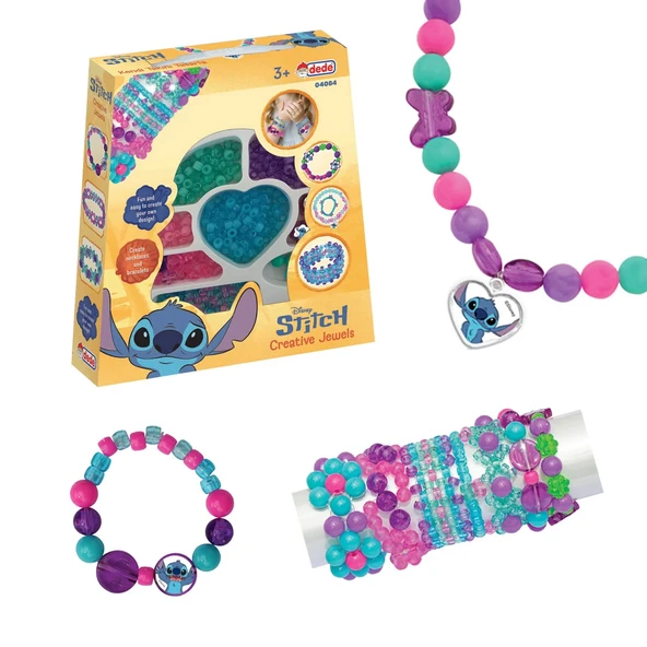 Stitch Tek Takı Seti - Dede Takı Seti - Boncuk Kolye Seti - Disney Stitch Takı Seti Bilezik Kolye Seti ürün görseli 1